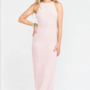 Pink Bridesmaid Dress